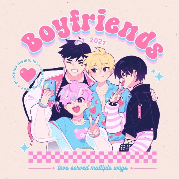 Boyfriends Webtoon thumbnail