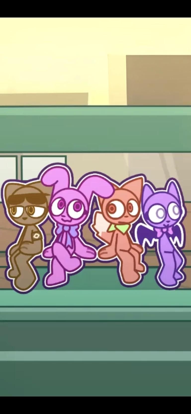 Sleepover gang (Bun, Kat, Vox, Bash, and Min) thumbnail