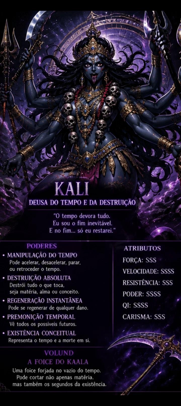 Kali goddess of time and destruction thumbnail