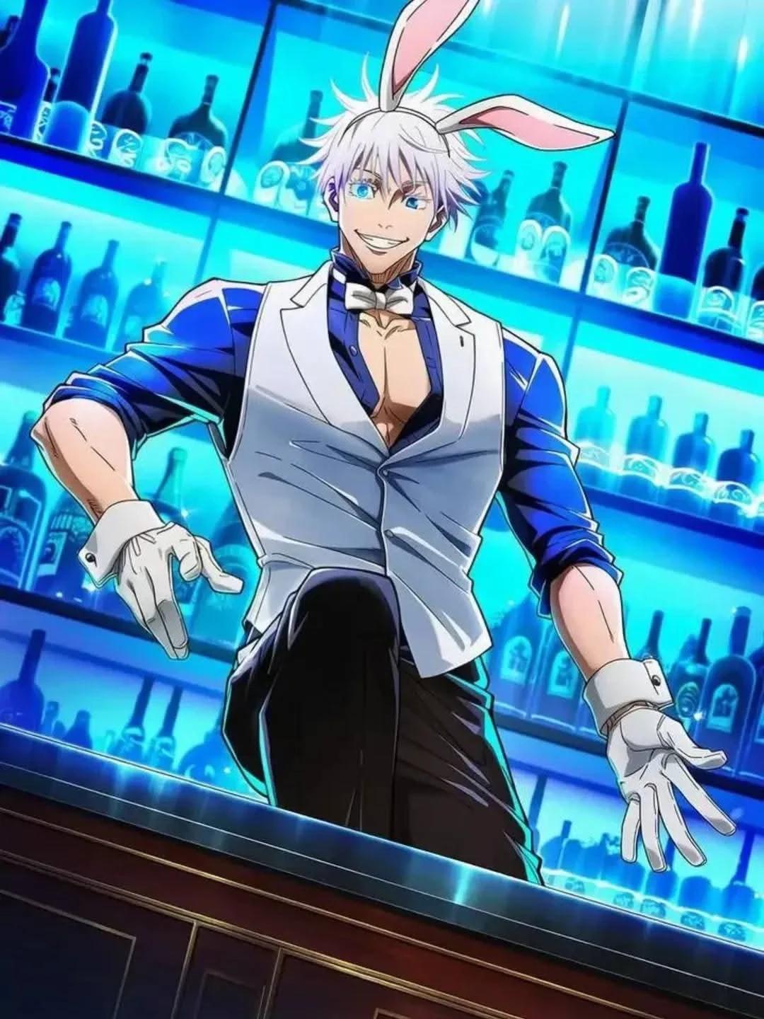 Satoru Gojo - Bartender 🍻 🍹 🍸  thumbnail