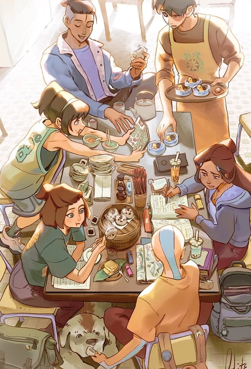 The Gaang (as highschool students) thumbnail