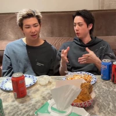 The Kim Siblings and Namjoon  thumbnail