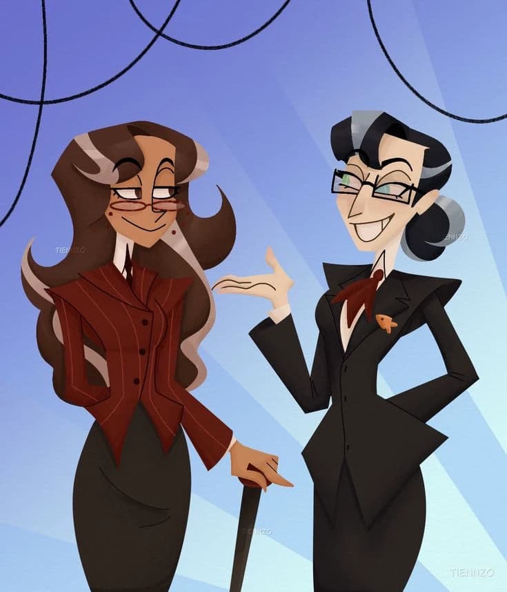Alastor. And. Vincent. ( Only girl ) thumbnail