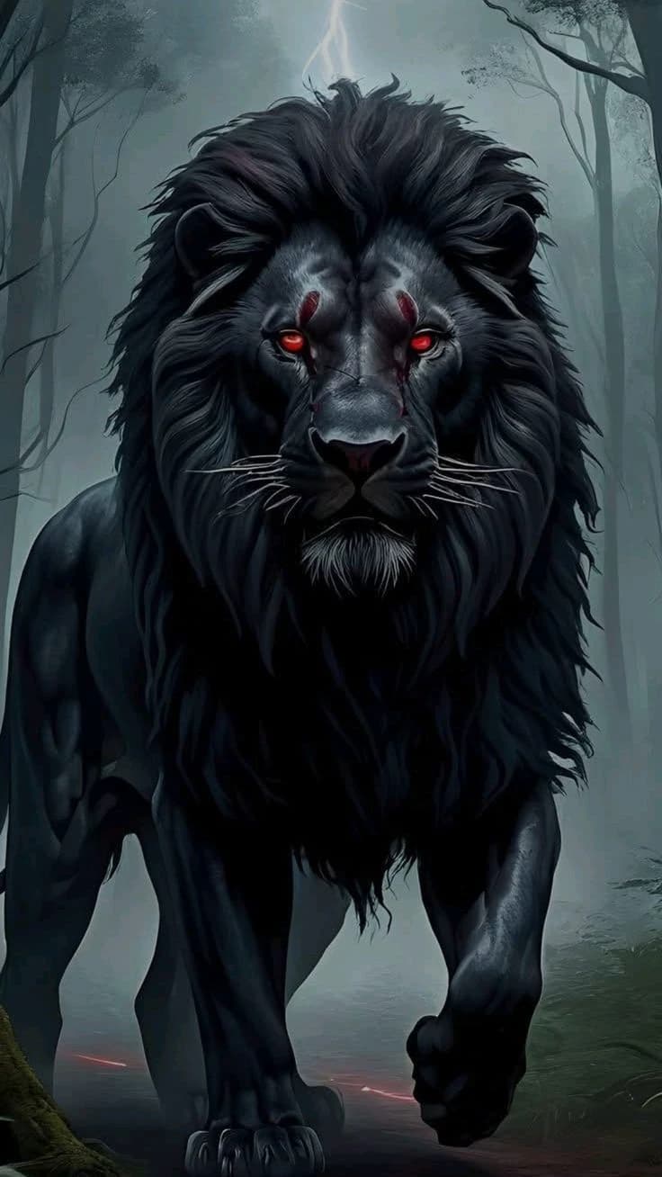 Sergei black lion king thumbnail