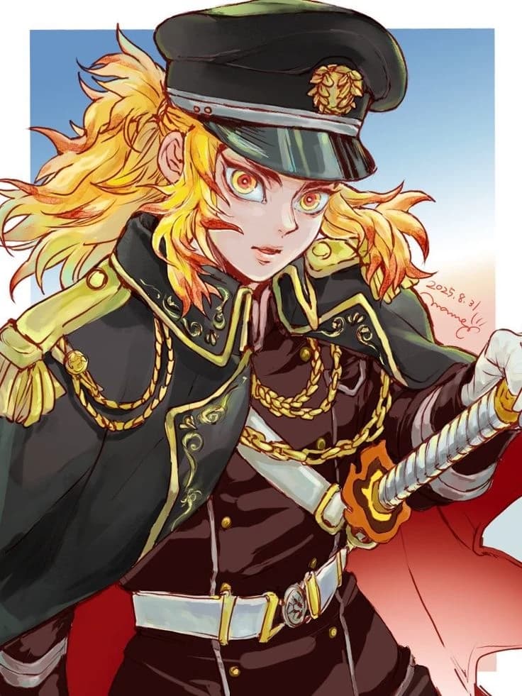 Military Rengoku and his love in silence thumbnail