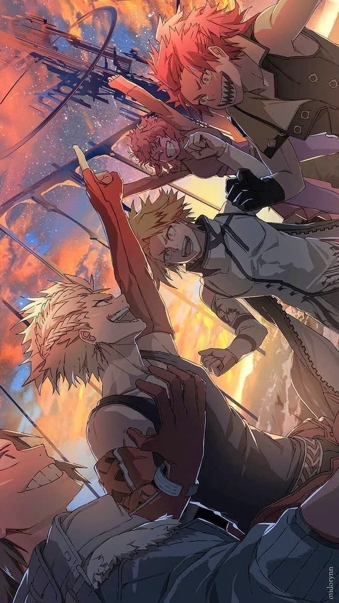 Bakugo&Izuku&Shoto&Kirishima&Denki thumbnail