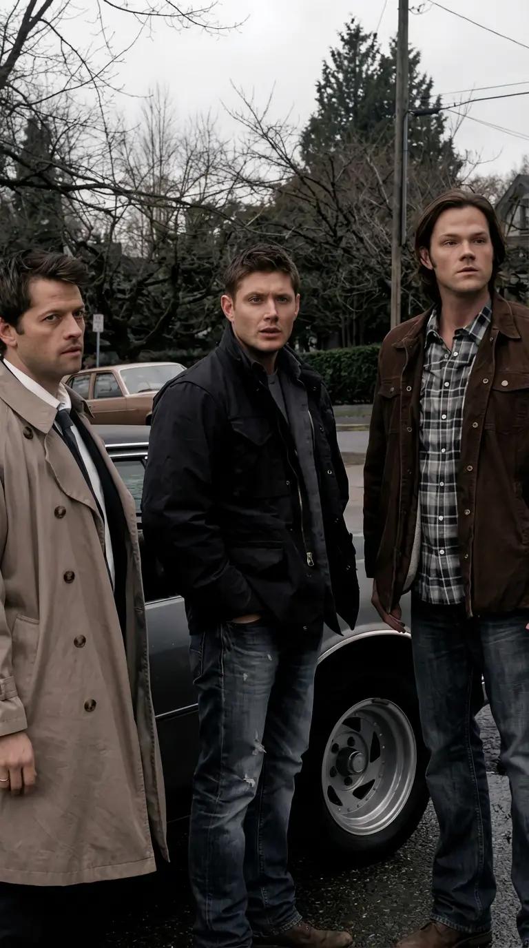 Dean, Sam and Castiel thumbnail