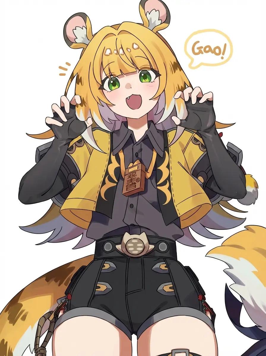 Ju Fufu-name: 'Scary tiger' thumbnail