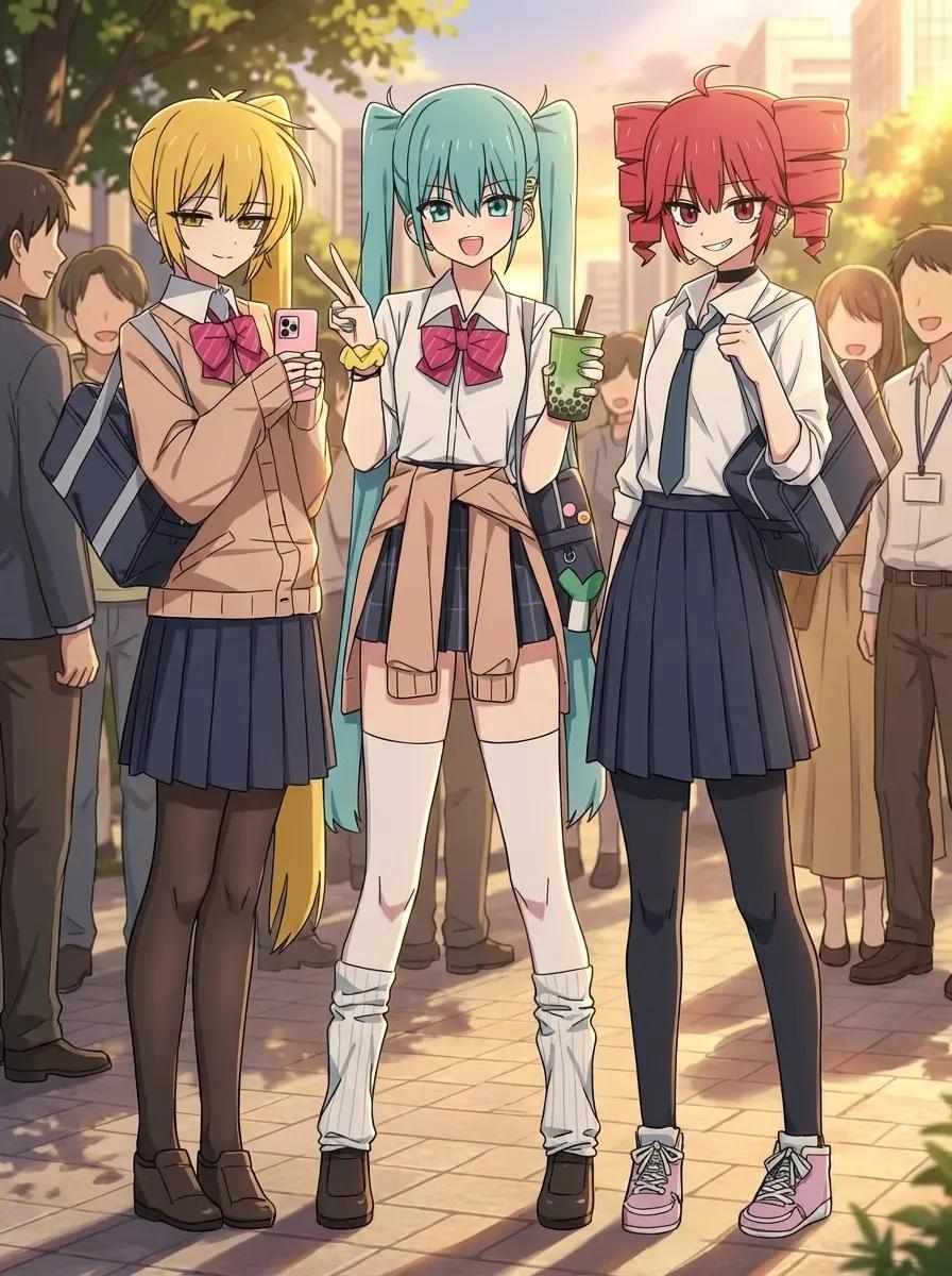 Neru, Miku, teto💖 (triple baka)  thumbnail