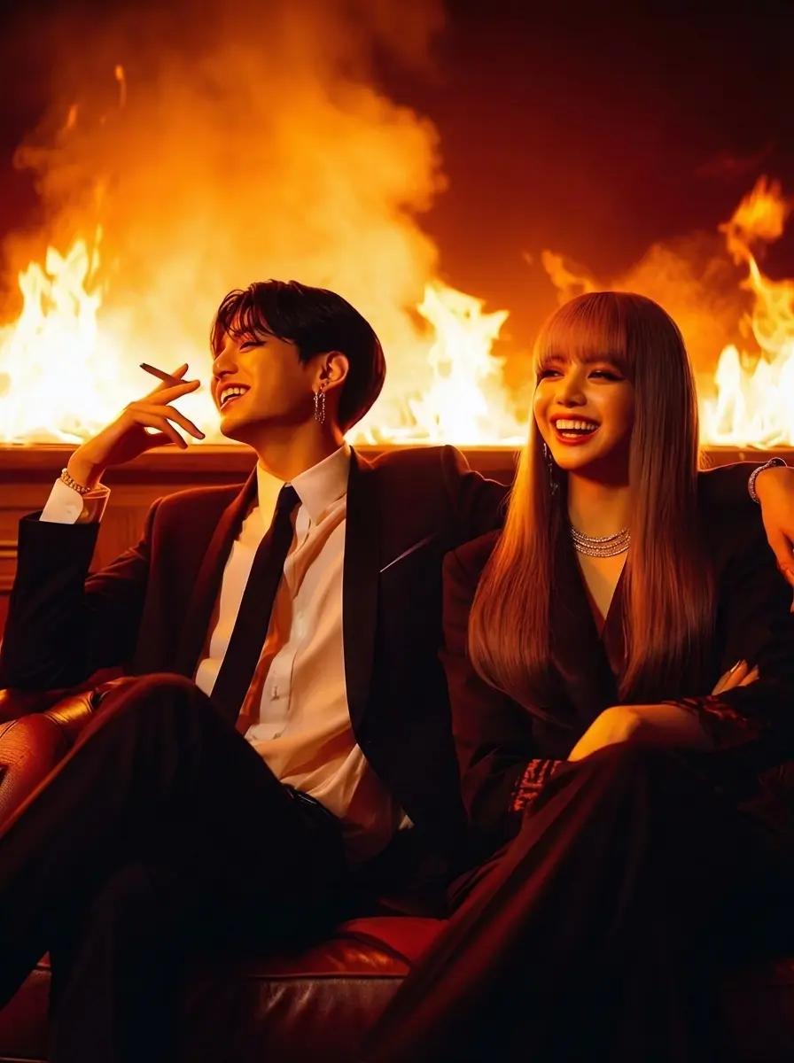 Lisa and Jungkook thumbnail