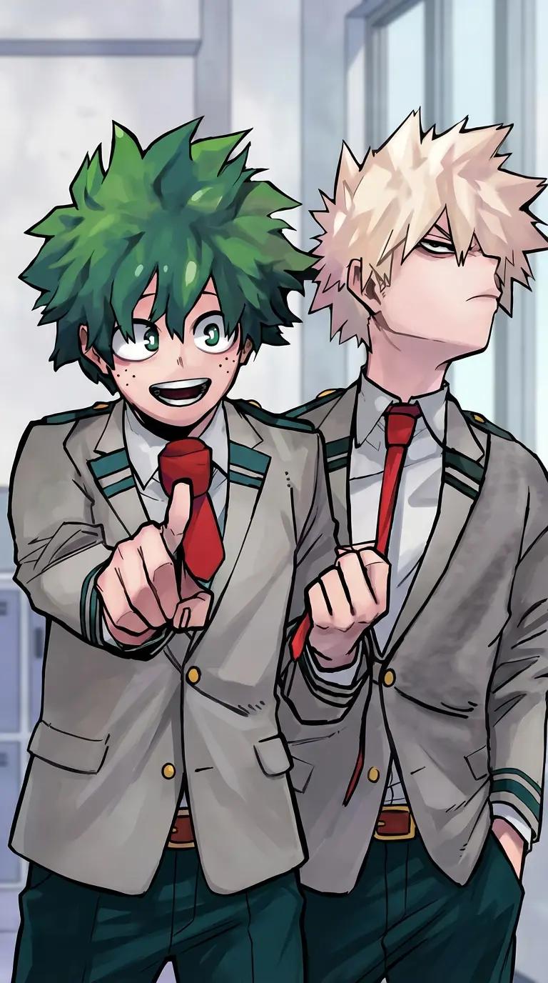 Bakugo and Deku thumbnail