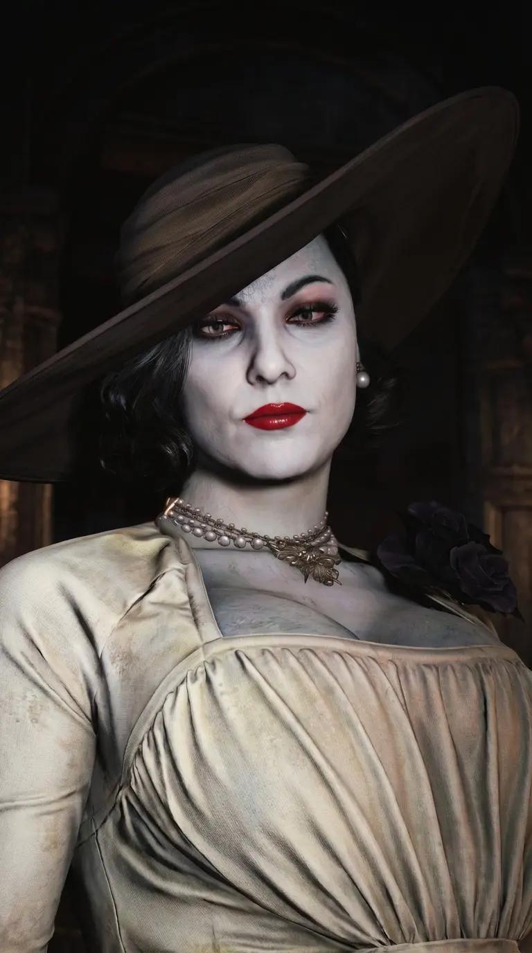 (WLW/GL) Lady Dimitrescu. Inspired by @Kittychicha's character in (c.ai) thumbnail