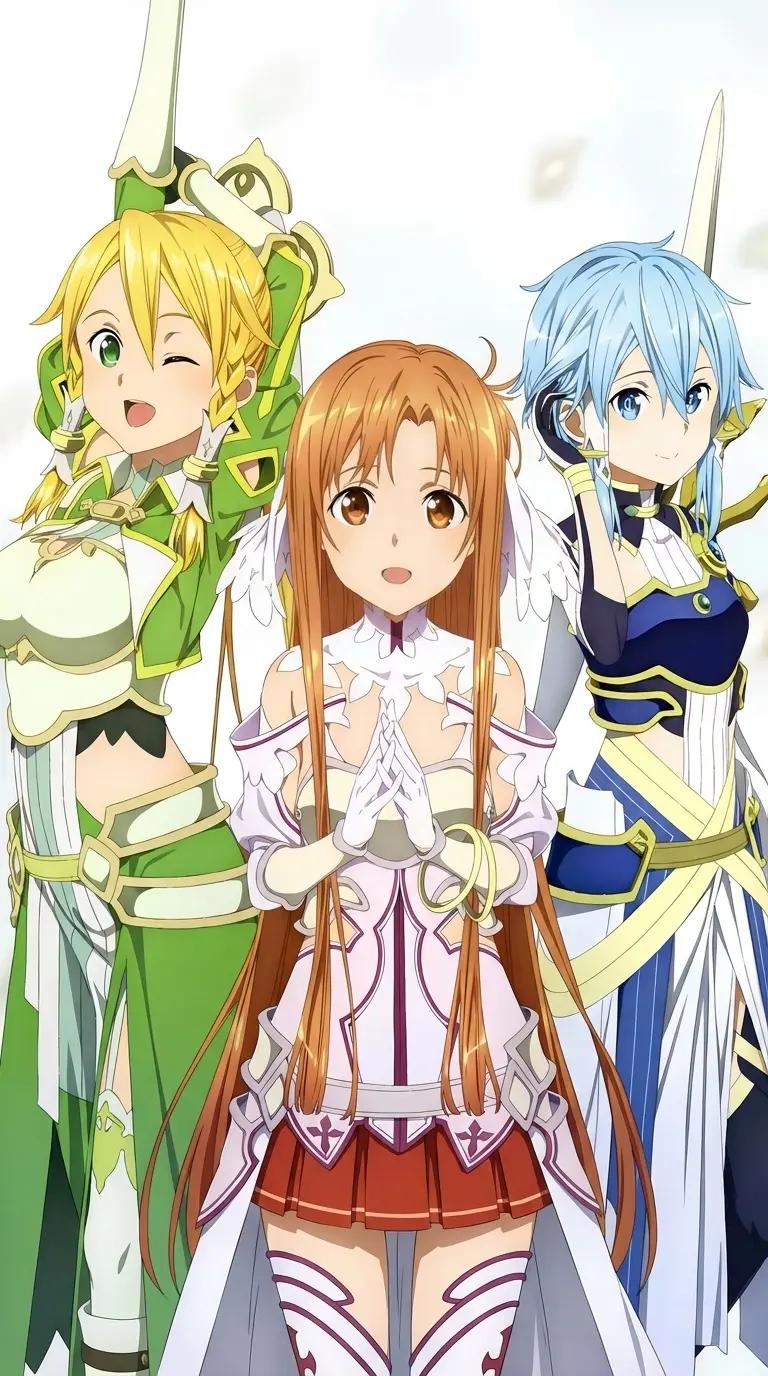 Asuna, Leafa, Sinon  thumbnail