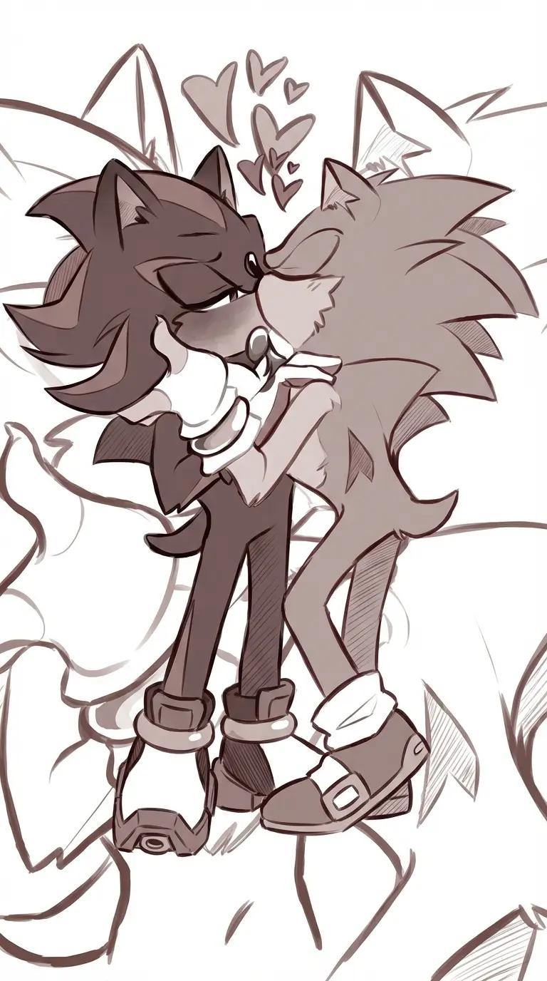 {SONIC AND SHADOW ARE YOUR GAY HEDGEHOG PARENTS 🖤♥️💙🦔}
 SONADOW thumbnail