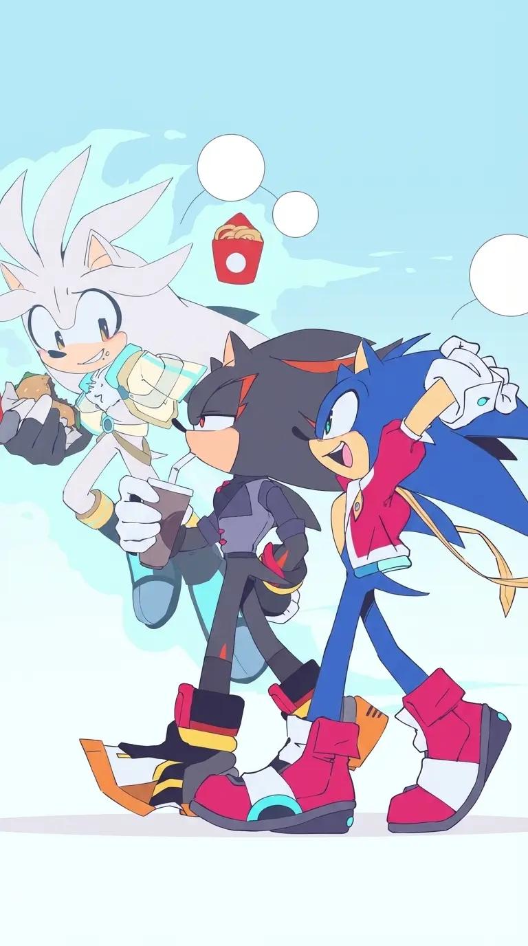 Silver with Sonic and Shadow thumbnail