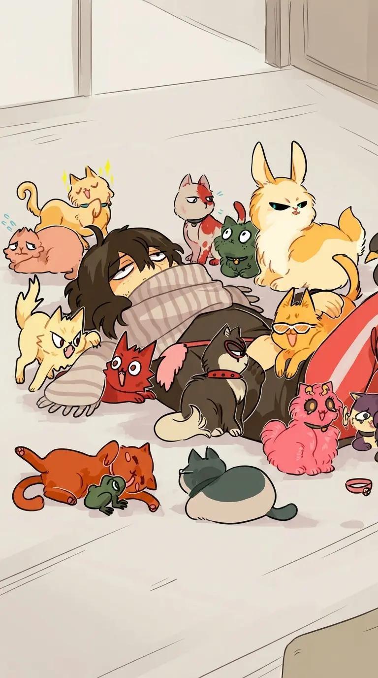 Class 1A as cats thumbnail