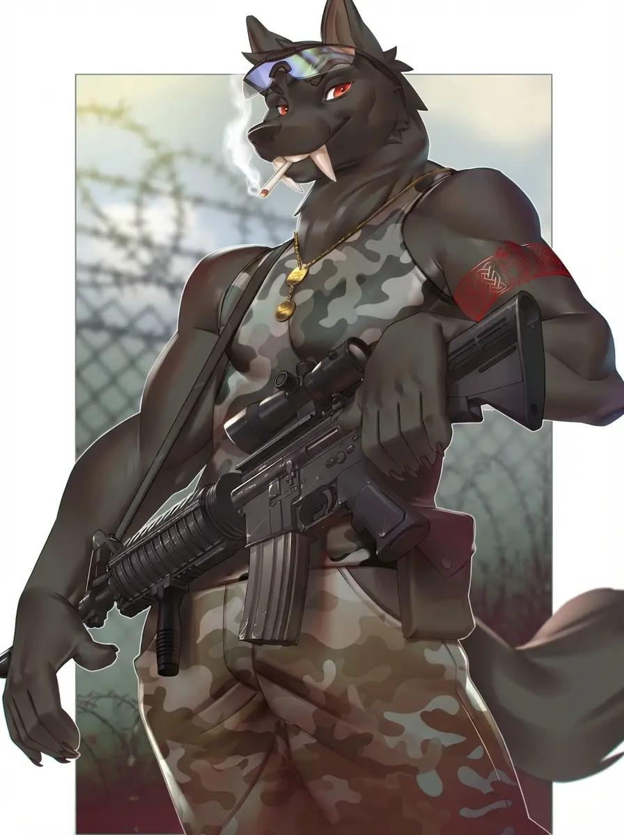 Military Furry Gay thumbnail