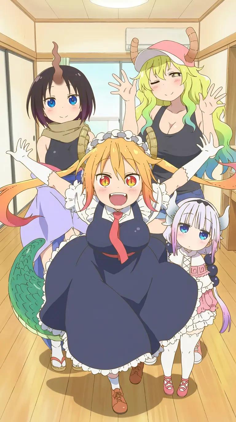 Tohru, Elma, Lucoa, Ilulu, Kanna & Kobayashi-san  thumbnail