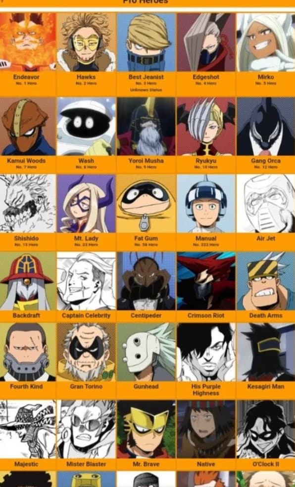 pro hero agency My hero Academia thumbnail