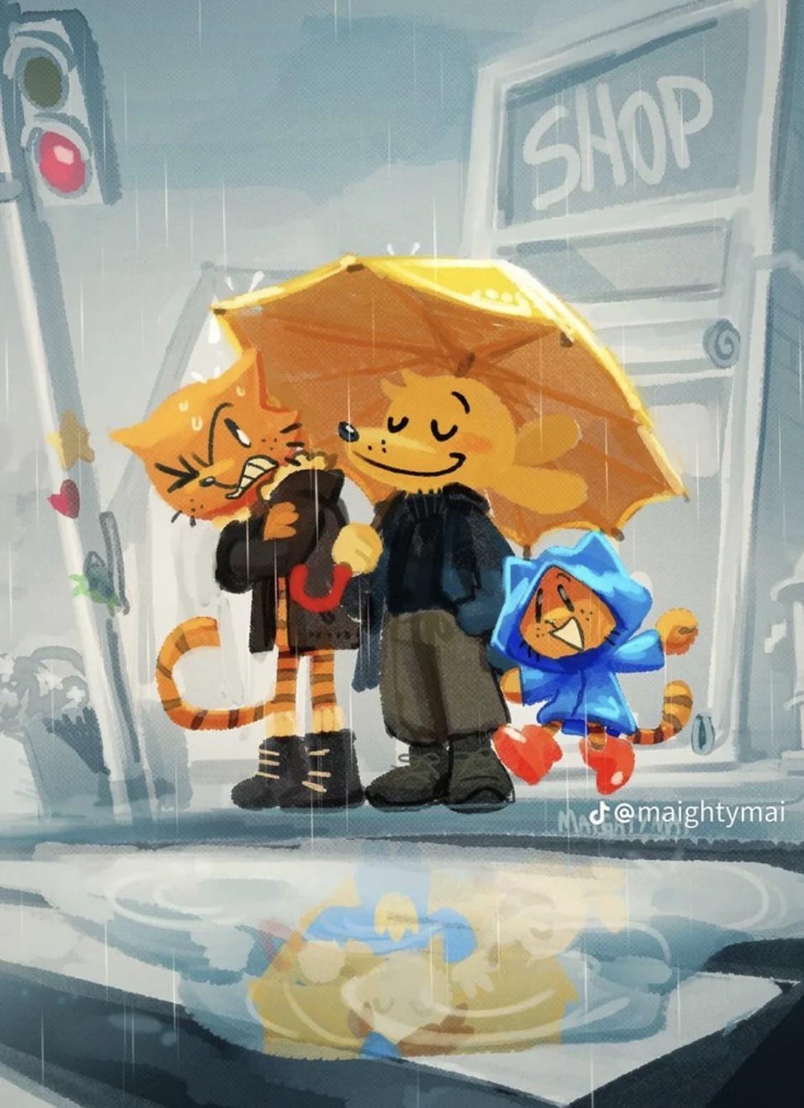 Rainy day ~ Petey x Dogman thumbnail