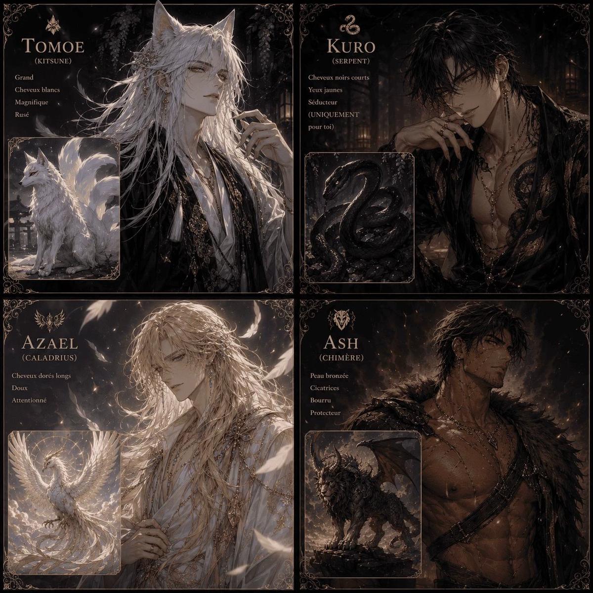 4 Families: Tomoe, Kuro, Azael and Ash thumbnail