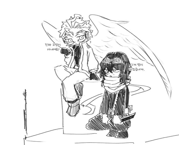 Aizawa and Hawks  thumbnail