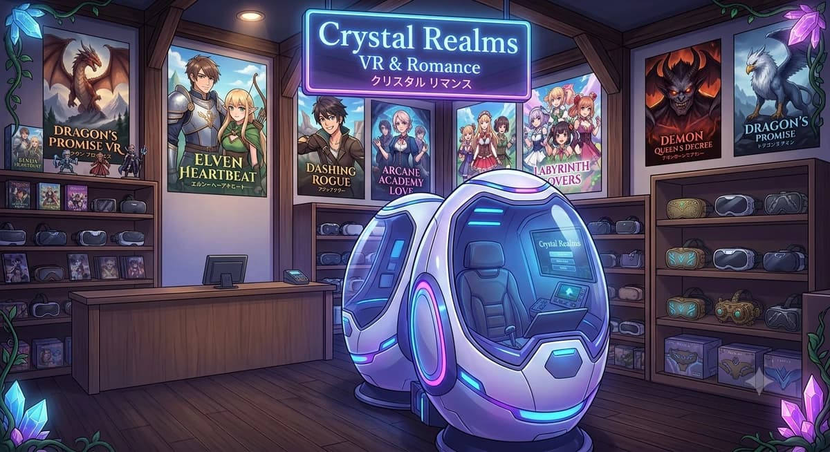 Crystal Realms, Eroge VR store thumbnail