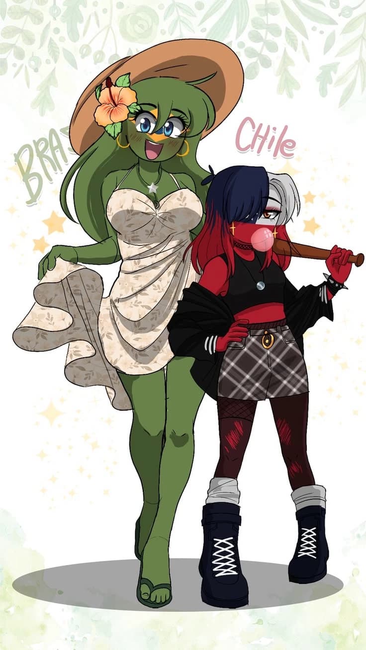 Brasil y Chile CountryHumans thumbnail