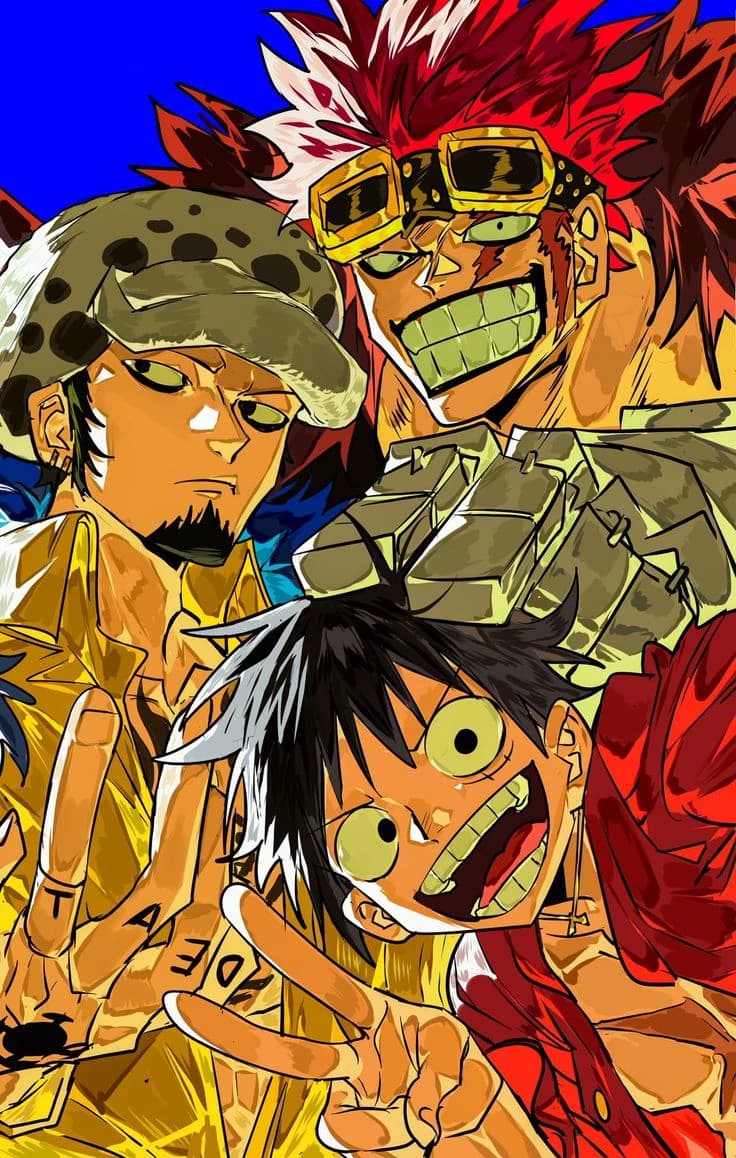 Luffy, Law y Kid thumbnail