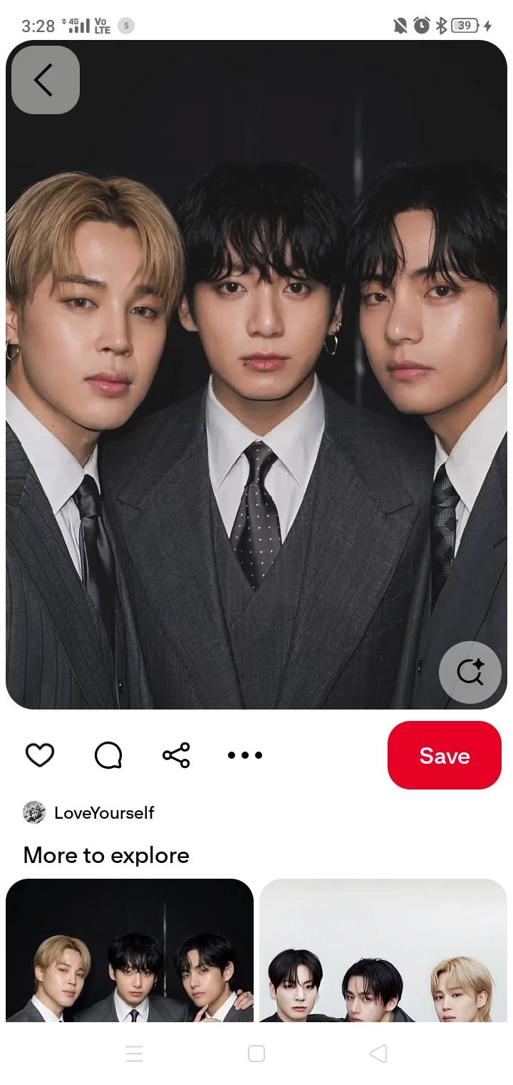 Taehyung , jimin and Jungkook. thumbnail