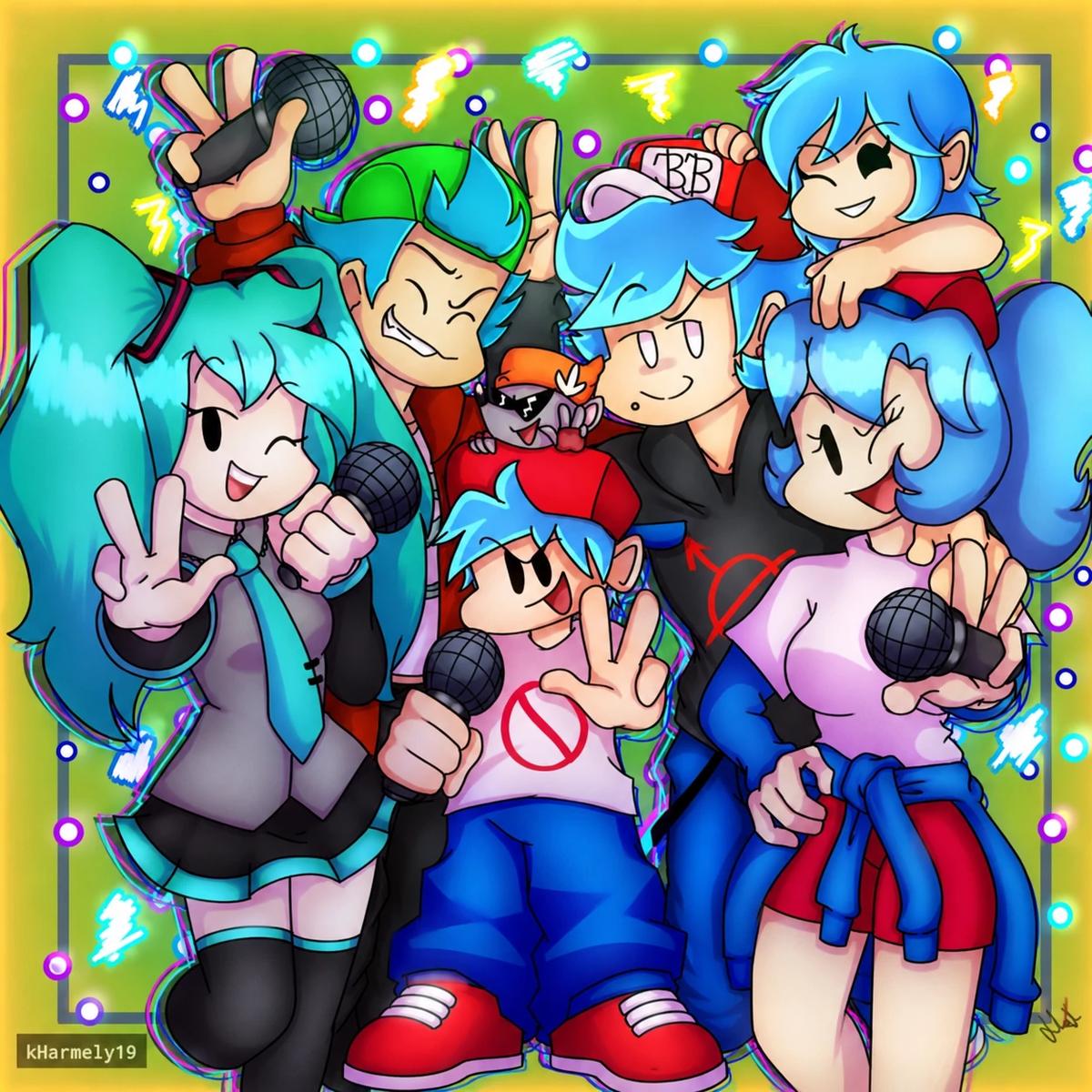 Friday Night Funkin hermanos de Boyfriend thumbnail