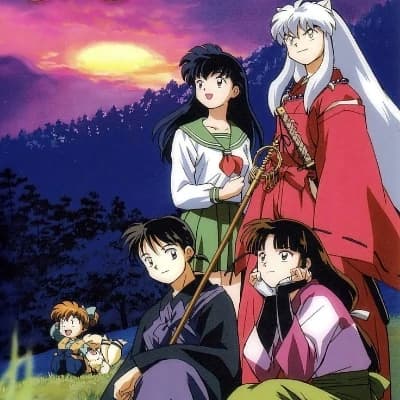 Inuyasha kagome Miroku Sango Shippo Kirara thumbnail