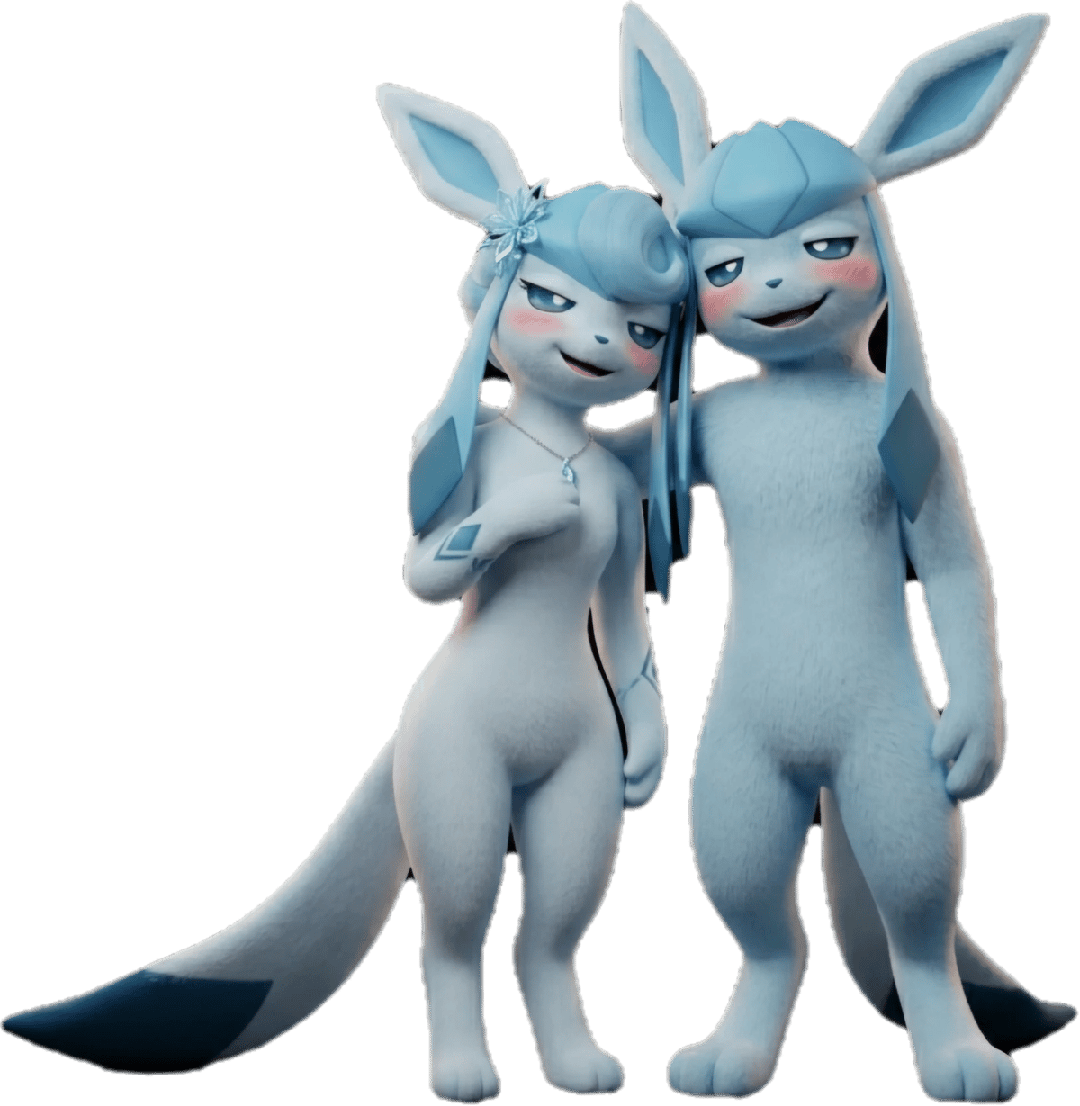 Glaceon (female), Glaceon (male), Glaceon thumbnail