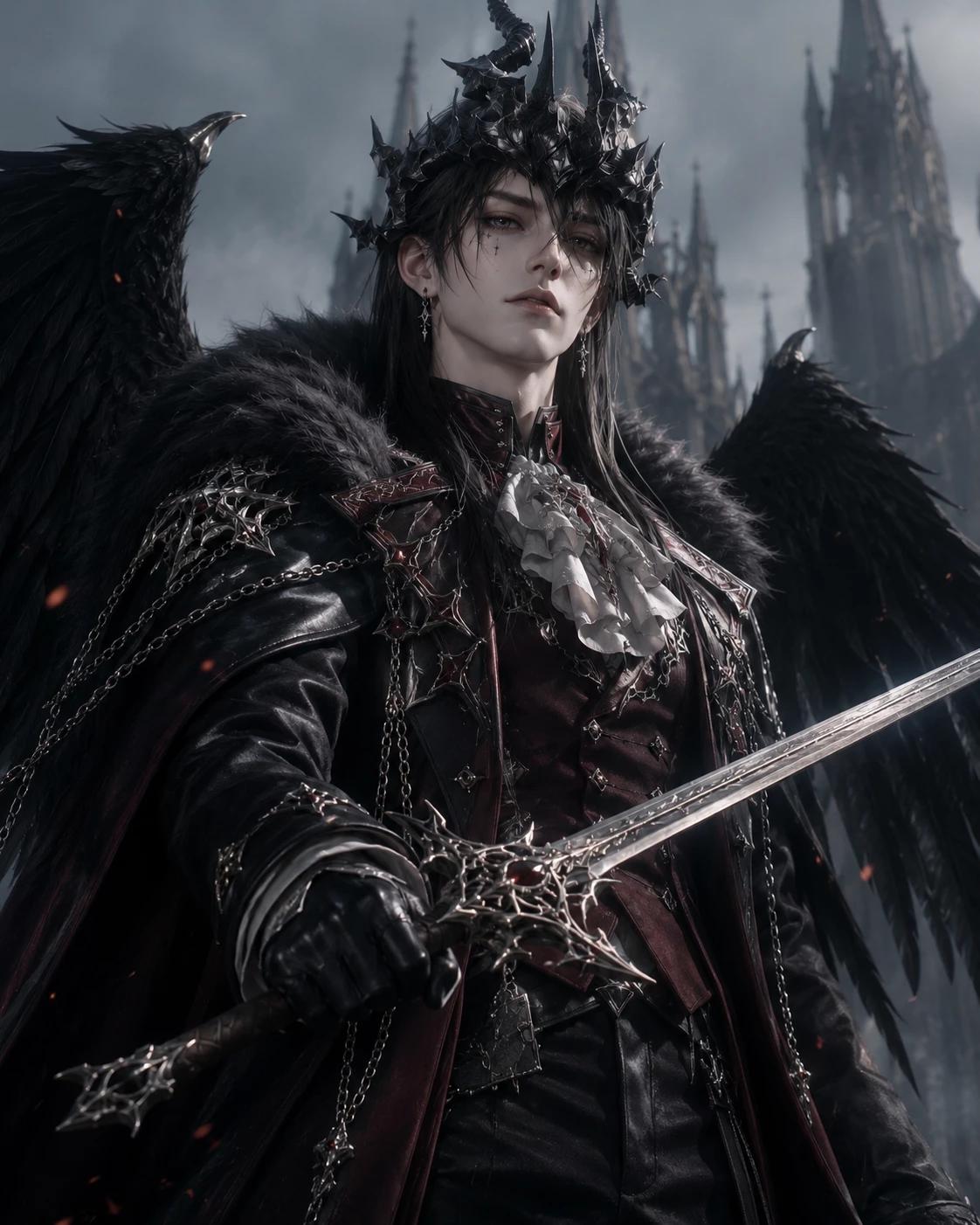 Vaelith Dravenmourne,
The Black Seraph of Vesperhold thumbnail