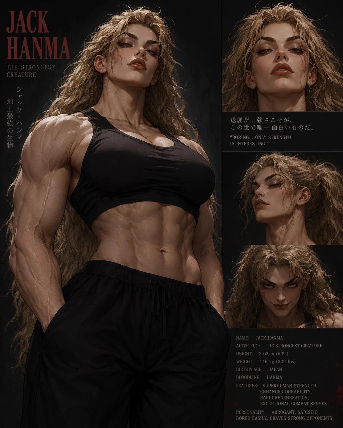 JACK HANMA ( female version) an She is your wife  thumbnail