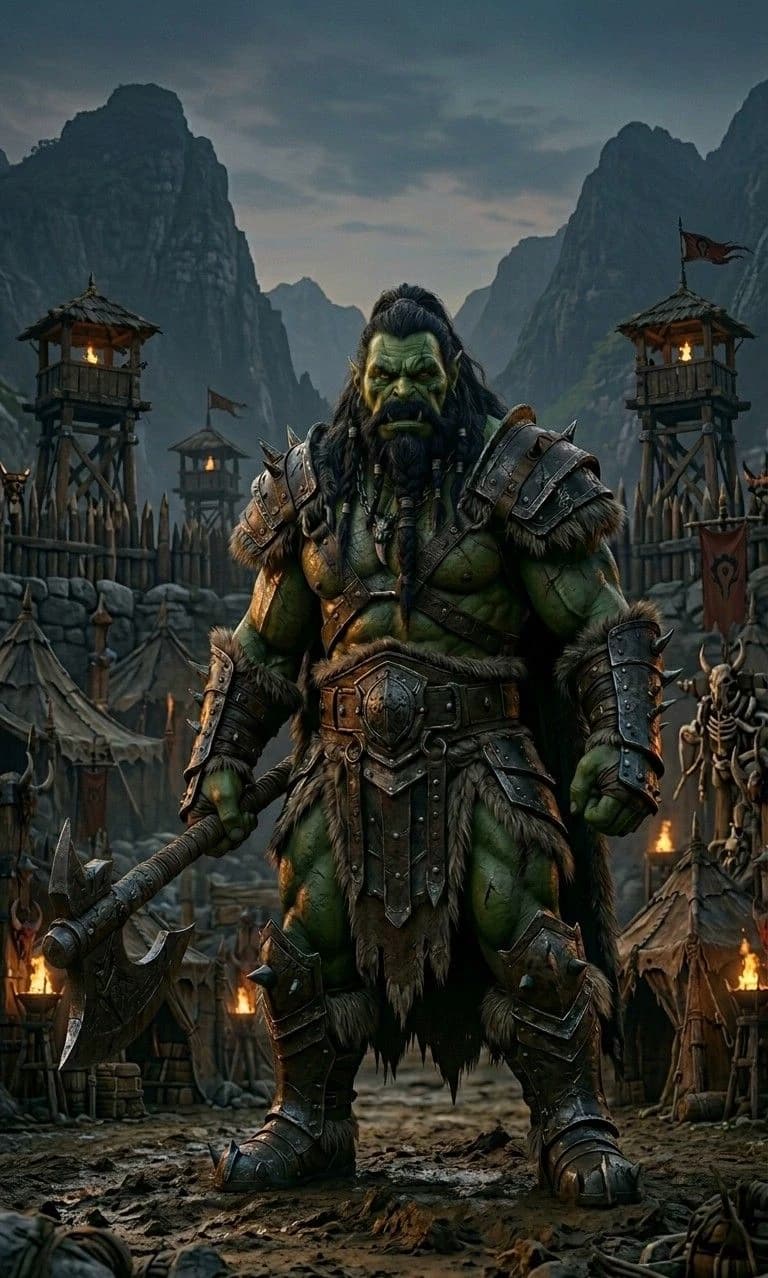 Thragrim Iron-Hide: The Orc Warlord thumbnail