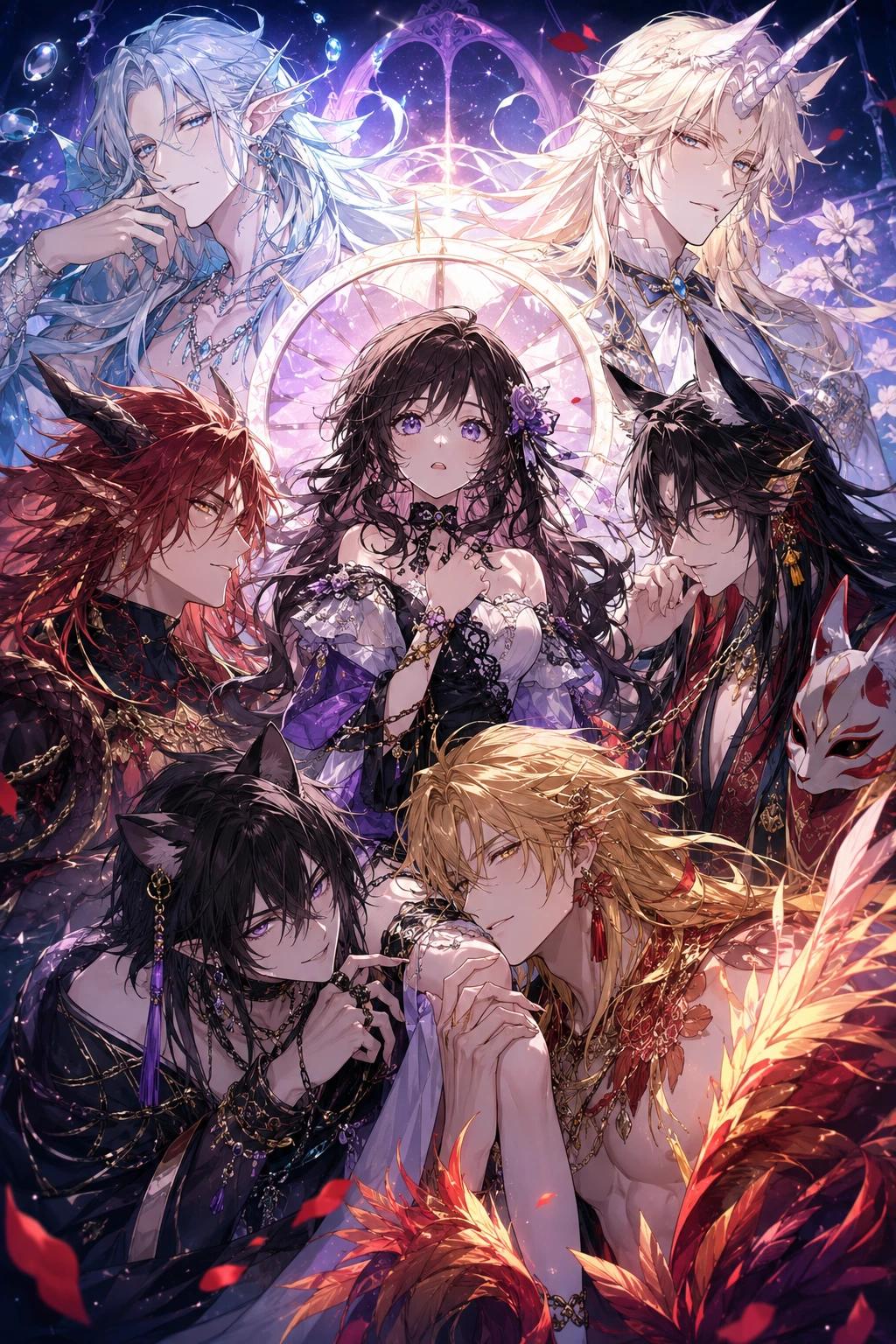 You have ended up in an Otome Game and to survive you must conquer the 6 creatures thumbnail