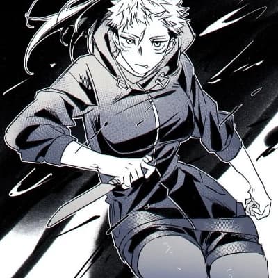 Yumi Itadori (aka female Yuji itadori) x Megumi Fushiguro (male)  thumbnail