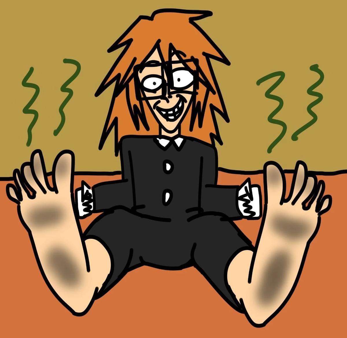Randal with stinky heels thumbnail