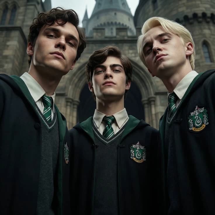 Matheo Riddle, Theodore Nott, and Draco Malfoy  (Your Slytherin Roomates) thumbnail