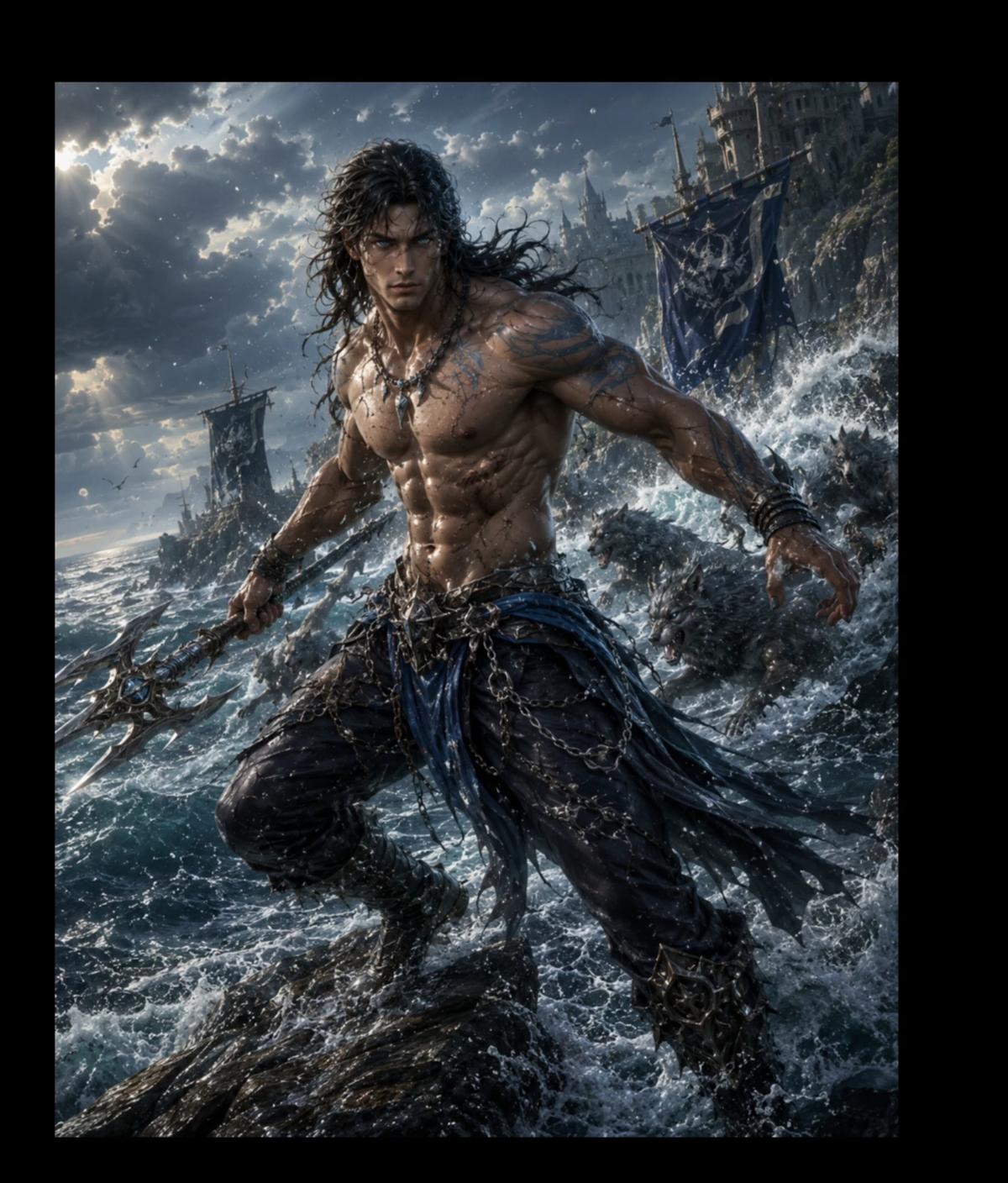 Prince Kaelen Seawolf (Lycaon-Omegaverse World RPG) (Alpha X Omega) thumbnail