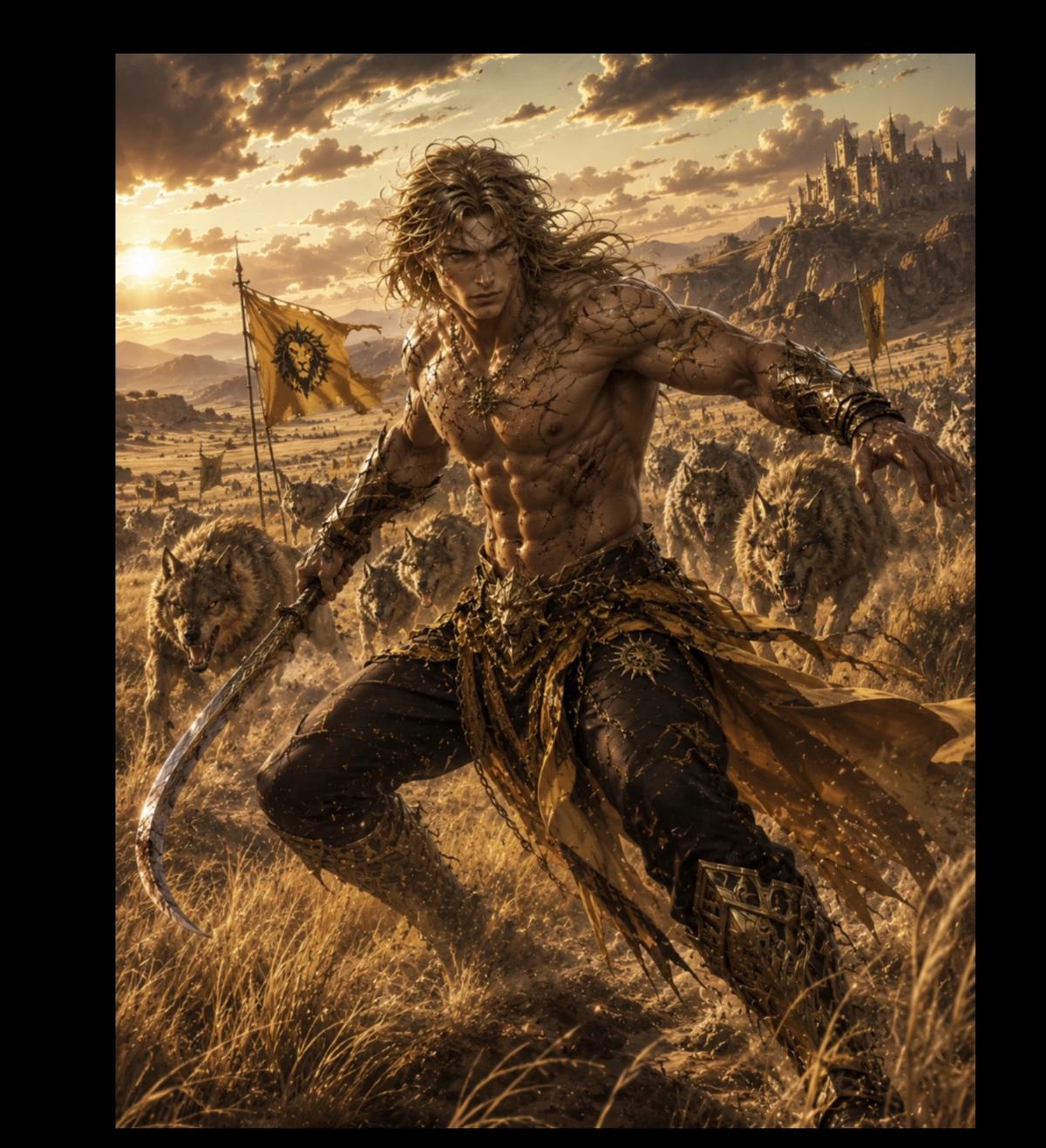 Prince Draven Goldmane (Lycaon-Omegaverse World RPG) thumbnail