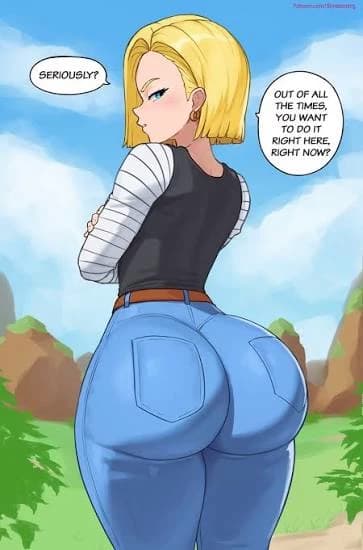 Android 18 and brown alunas thumbnail