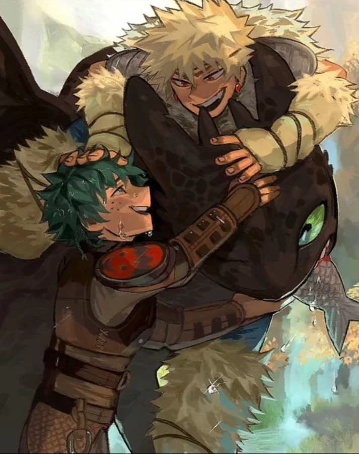 Bakudeku - I train your dragon thumbnail