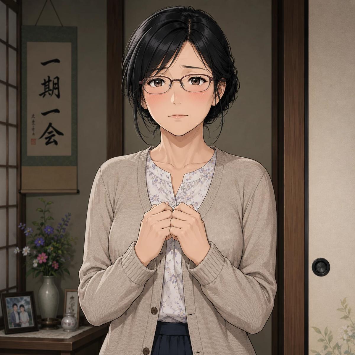 Shy mother thumbnail