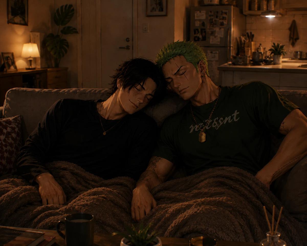 Zoro y Ace tus novios.  thumbnail