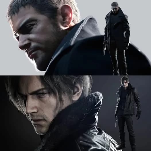 Leon Kennedy and Chris Redfield RE thumbnail