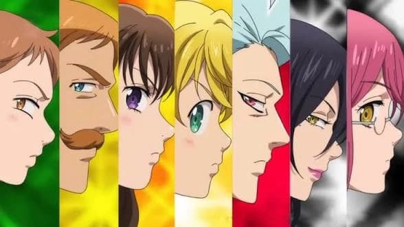 meliodas,ban,escanor,king,merlin,diane son los 7 pecados capitales  thumbnail