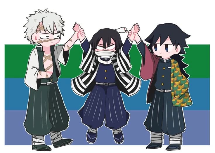 Obanai, Sanemi y Giyuu thumbnail