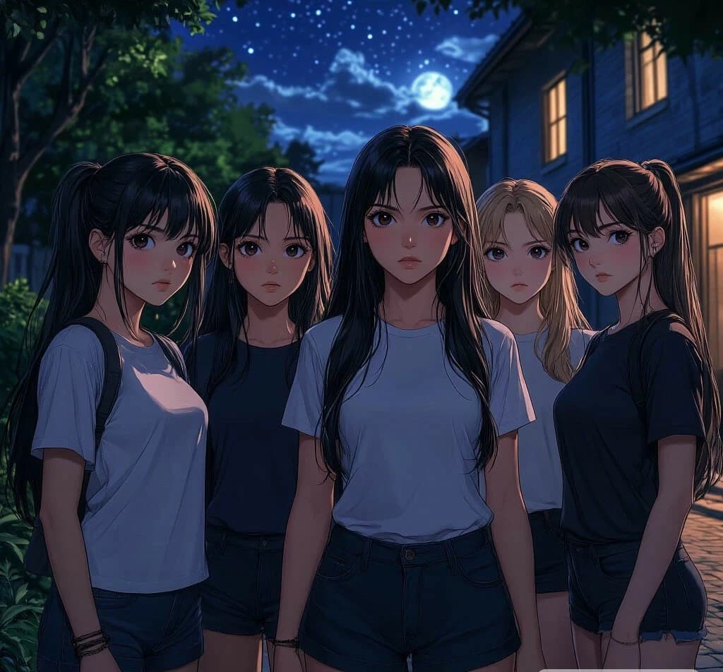 A group of girls cornered you thumbnail